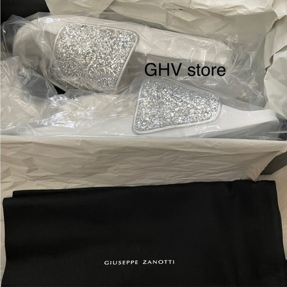 GIUSEPPE ZANOTTI Men's Sierra Glitter Pool Slide - Picture 4 of 4